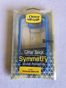 New Otterbox Symmetry Series Stylish Protection Clear Back Samsung Galaxy S6 - Picture 1 of 3