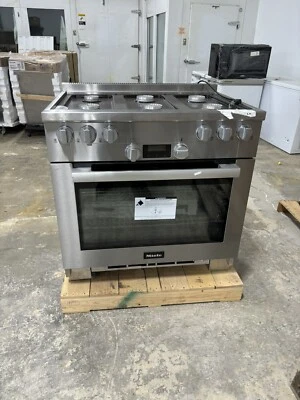 Miele 36 英寸不锈钢燃气灶开箱 HR1134-3LPAG — 第 1/4 张图片