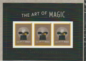 US RABBIT A HAT 2018 SCOTT #5306 THE ART OF MAGIC 3 MVF FOREVER STAMP MINI SHEET - Picture 1 of 3