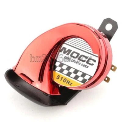 Bocina fuerte roja 12V para motocicleta 130dB para Kawasaki Ninja 650 EX650 ABS Foto 1 de 4