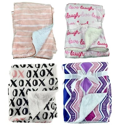 E&A DISTRIBUTION LIMITED Babydecken weicher Fellrücken 4 Designs Tragetücher Angebot günstig Baby Mädchen Decke