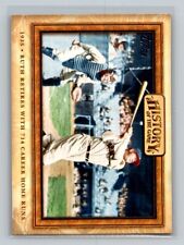 BABE RUTH - MLB HOF - 2010 TOPPS - HISTORY OF THE GAME - INSERT CARD # HOTG13