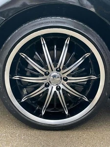 Akuza Belle 761 (20”) Rims (with tires) - Picture 1 of 2