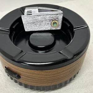 KMC Smokeless Ashtray And The Pipe Lighter By Flamex As Is Vintage Retro - Picture 1 of 15