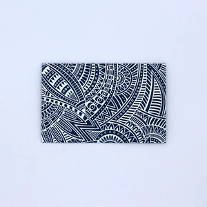 Polynesian Navy Tribal Pocket Greeting Card for giving cash - 5 PACK - Picture 1 of 3