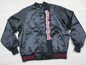 Vintage Shotgun Red Nashville Satin Bomber Jacket Coat Steve Hall Grand Ole Opry - Picture 1 of 11