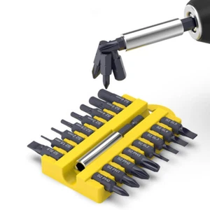 17 pz set di punte a prova di manomissione di sicurezza supporto magnetico punte cacciavite set A/B/C/D - Foto 1 di 9