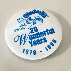 Vintage Button - Cabbage Patch Kids - 20 Wonderful Years - 1978-1998 Pinback - Picture 1 of 2