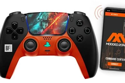 ModdedZone BF2042 Smart Rapid Fire Custom PRO Modded Controller for PS5 FPS