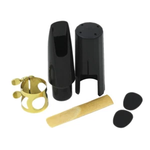 Kunststoff Tenorsaxophon Mundstück mit Kunststoffkappe Metallschnalle Reed Pads F7I2 - Bild 1 von 10