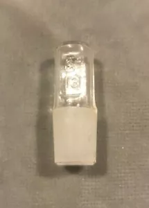 Chemglass #13 Hohlglas Innenschliff Kolben Länge Fasskopf Stopfen - Bild 1 von 1