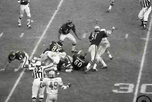 Negativo original vintage 1970 Dick Butkus 35 mm Chicago Bears Detroit Lions 06 - Imagen 1 de 1