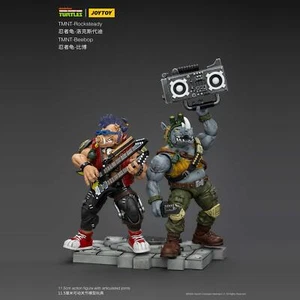 JOYTOY 1/18 TMNT Beebop & Rocksteady Action figure Toy Xmas Gift - Picture 1 of 26