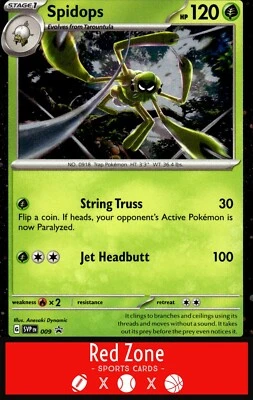 SV: Scarlet & Violet Promo Cards - #009 Spidops MINT - Image 1 of 2