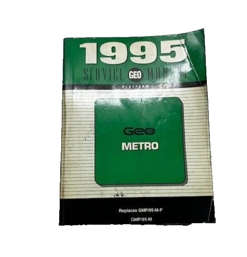 1995 Geo Metro Factory Shop Service Repair Manual SKU14 - Image 1 of 1