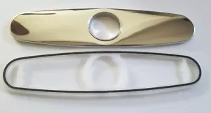 Cleveland Faucet Group CA42519 deck plate ONLY CHROME with gasket - Picture 1 of 3