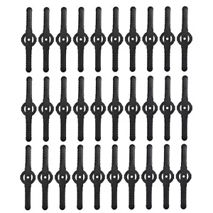 TOPINCN 30Pcs Handheld String Trimmer Blades Replace, Plastic Lawn Mower Trim... - Picture 1 of 9