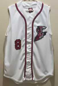 Round Rock Express #8 Pacific Coast Triple-A White Sleeveless Baseball Jersey 44 - Picture 1 of 2