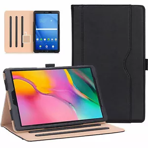 Genuine Leather Ten Case Cover For Samsung Galaxy Tab A 10.1" SM-T515- SM-T510 - Picture 1 of 3