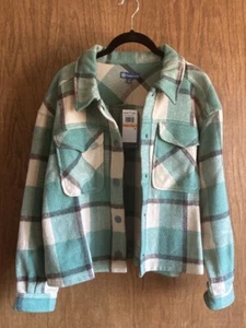 Neu mit Etikett Democracy langärmliges Sakko Druckknopfleiste grün bunt kariert! Neu mit Etikett! Gr/S - Bild 1 von 10