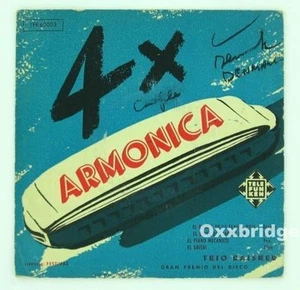 Harmonica Jazz TRIO RAISNER Armonica El Boogie TELEFUNKEN Rare 1950 Smooth Bebop - Picture 1 of 2
