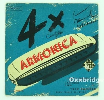 Harmonica Jazz TRIO RAISNER Armonica El Boogie TELEFUNKEN Rare 1950 Smooth Bebop - Image 1 of 2