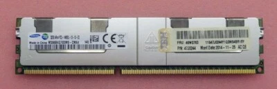 IBM 32GB 4Rx4 PC3-14900L DDR3-1866 ECC REG LRDIMM Server Memory 46W0763 47J0244 - Image 1 of 3
