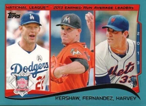 2014 Topps Blue #113 NL ERA LL 14-421 - Picture 1 of 2