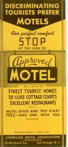 Per un comfort perfetto fermati al cartello del motel omologato, ecc.. - inverno 1942 - Foto 1 di 1