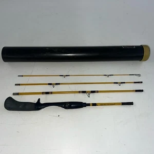 Vintage Eagle Claw Trailmaster Model# Trcr246  6 1/2 Feet  4 Piece Spin Rod.... - Picture 1 of 5