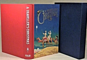 FOLIO SOCIETY A Traveller's Christmas by Various Authors Illustrated In Slipcase - Picture 1 of 9
