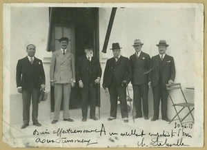 Charles Delesalle & Pierre Roux-Freissineng - Politiciens - Photo dédicacée 1933 - Picture 1 of 2