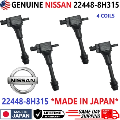 OEM Ignition Coils 22448-8H315 For 2002-2013 Nissan Altima Sentra X-Trail 2.5L - Image 1 of 4