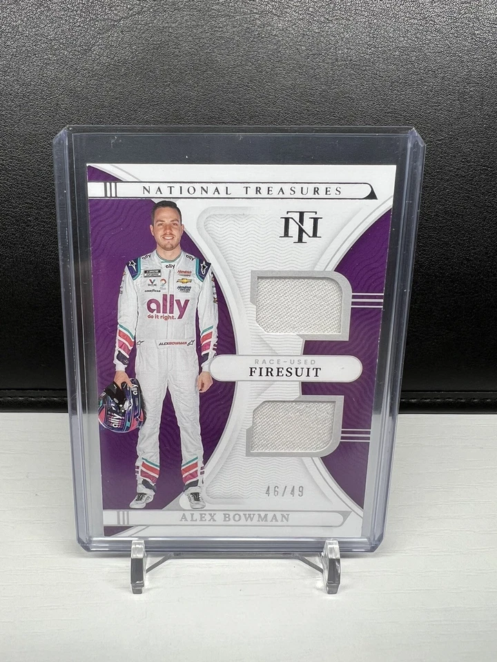 2022 National Treasures Racing Alex Bowman Dual Race Used Firesuit DRU-ABO 46/49 - Image 1 of 4