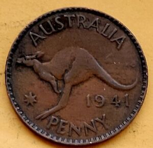1941 AUSTRALIA 1 PENNY KM #36 - VERY NICE CIRC COLLECTOR COIN!