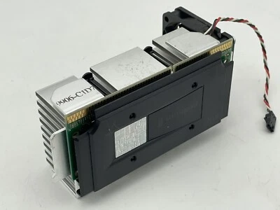 Vintage Intel Pentium II P2 400mhz CPU w/ Heat Sink & Fan SL357  512k Slot1 PII - Image 1 of 4