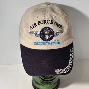 Casquette ajustable brodée Air Force One Presidential Crew Washington DC - Photo 1/8