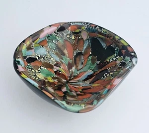 Murano Glas Schale – Vetro Artistico Veneziano – Handgefertigt – 5,5 x 11 cm - Bild 1 von 9