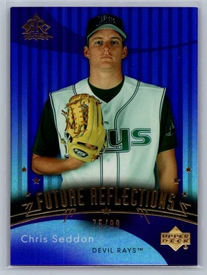 Chris Seddon 2005 Upper Deck Update Reflections Update Purple /99 #213 - Image 1 of 2