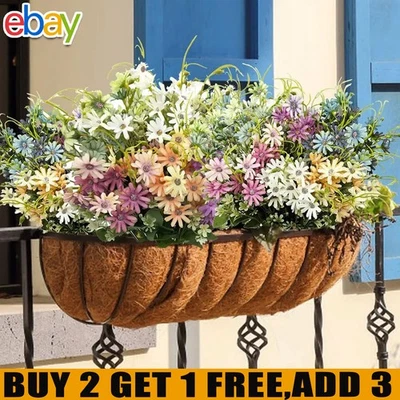 24-48'' Trough Coco Liner Planting Flower Wall Hanging Basket Planter Window Box - Image 1 of 4