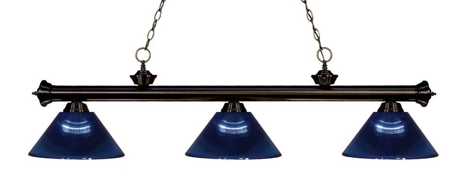 Z-Lite 200-3-ARDB Riviera 3 Light 57"W Billiard Multi Light - Bronze - Image 1 of 1