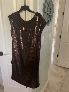 MAEVE BY ANTHROPOLGIE SEQUINNED SHEATH DRESS SIZE SMALL - Picture 1 of 9