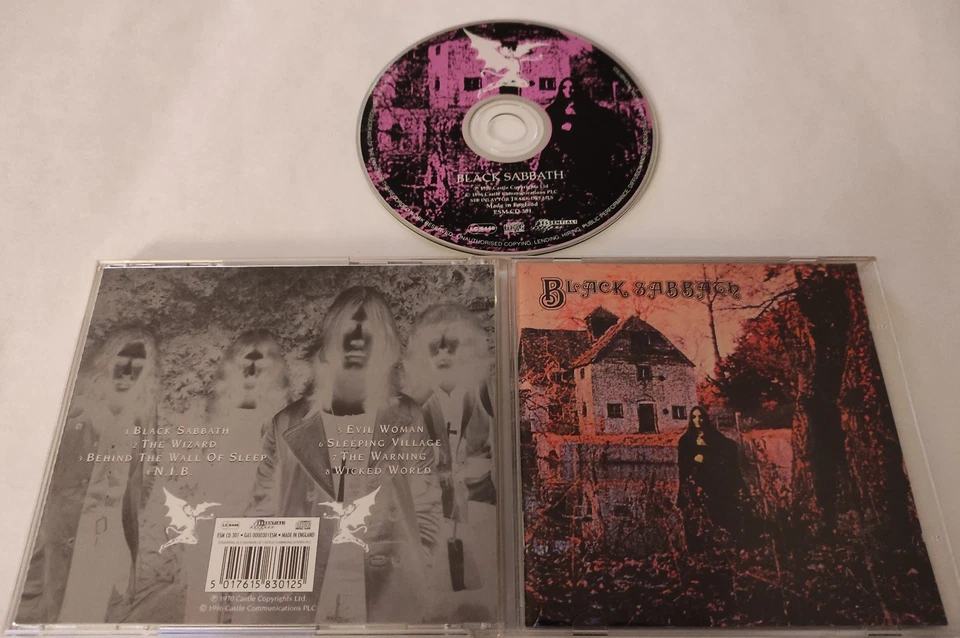 BLACK SABBATH Black Sabbath (1970/1996) CD UK Remastered ESM CD 301 M/M- - Bild 1 von 1