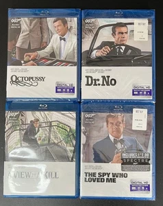 James Bond 007 / 4 Movie Blu-ray + Digital SEALED Lot Widescreen, Dolby Digital - Picture 1 of 10