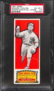 1951 Topps Connie Mack's All-Stars Edward Eddie T. Collins PSA 4.5 VG-EX 17837 - Picture 1 of 2