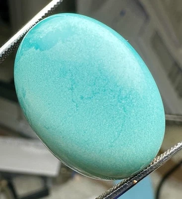 22.42ct Natural 🌍 Azul TURQUESA Calidad Fina 🤩 25mm X 18mm Foto 1 de 3