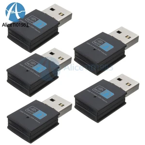 5pcs 300Mbps Wireless USB Wi-fi Wlan Adapter 802.11 b/g/n Network LAN Dongle - Picture 1 of 8