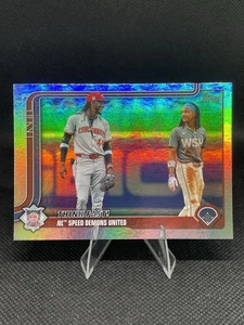 Elly De La Cruz / CJ Abrams 2025 Topps Series 2 Silver Foil “Think Fast” #639 - Picture 1 of 2