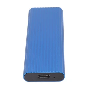 M.2 SSD Enclosure Adapter Tool Free Shell High Speed USB C 3.1 Enclosure Ada NEW - Afbeelding 1 van 12