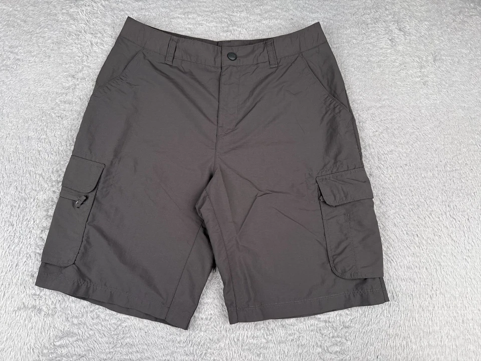 Pantalones Cortos REI Mujer 6 Gris Carga Tiro Medio 100% Nylon Senderismo Camping 28x10 Foto 1 de 4